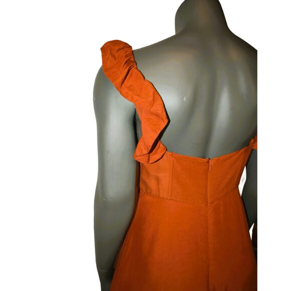 Farm Rio Ruffle Strap Maxi Dress Size M - Picture 5 of 11